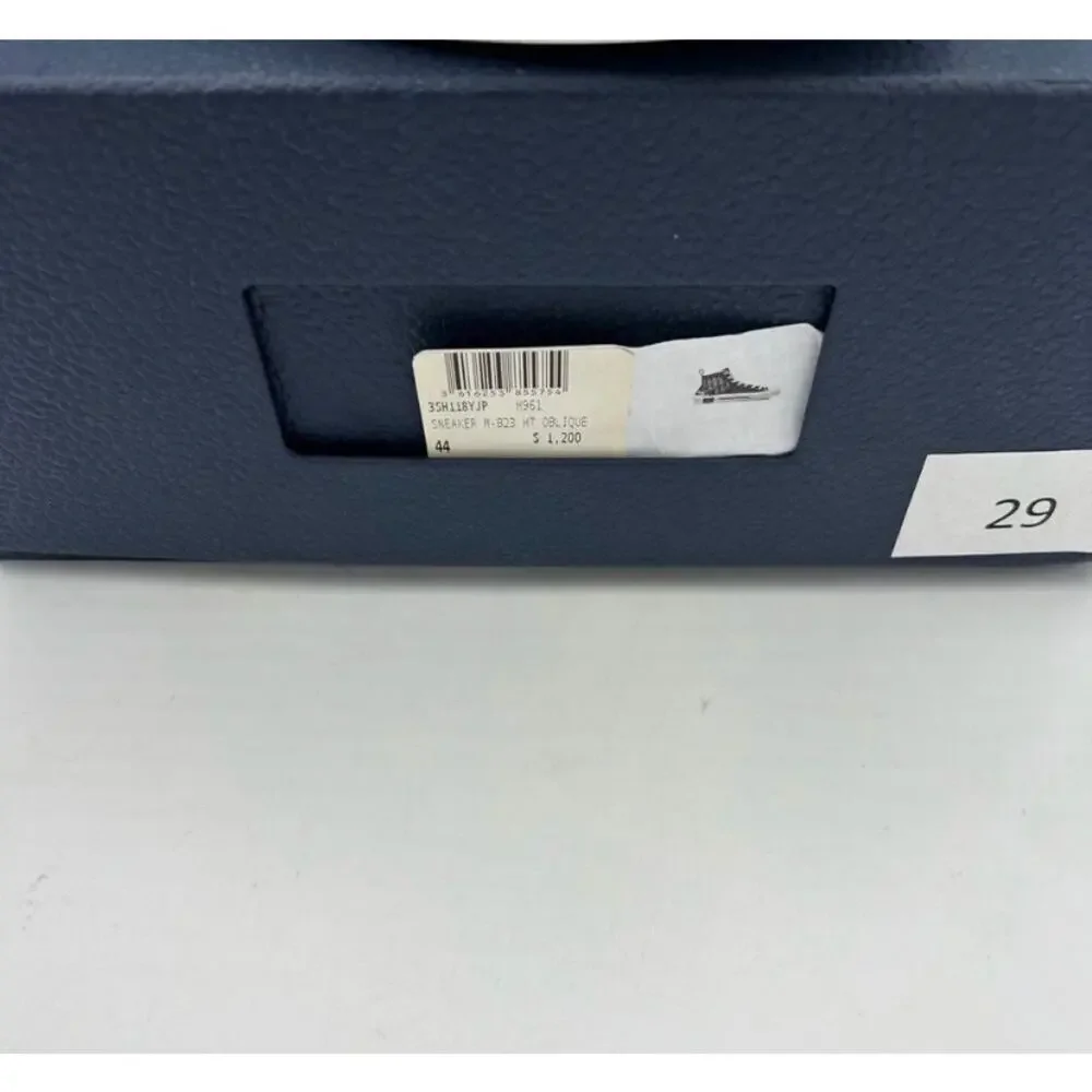 Men's Dior B – 23 oblique high top sneakers size 44 made in Italy - Picture 5 of 12